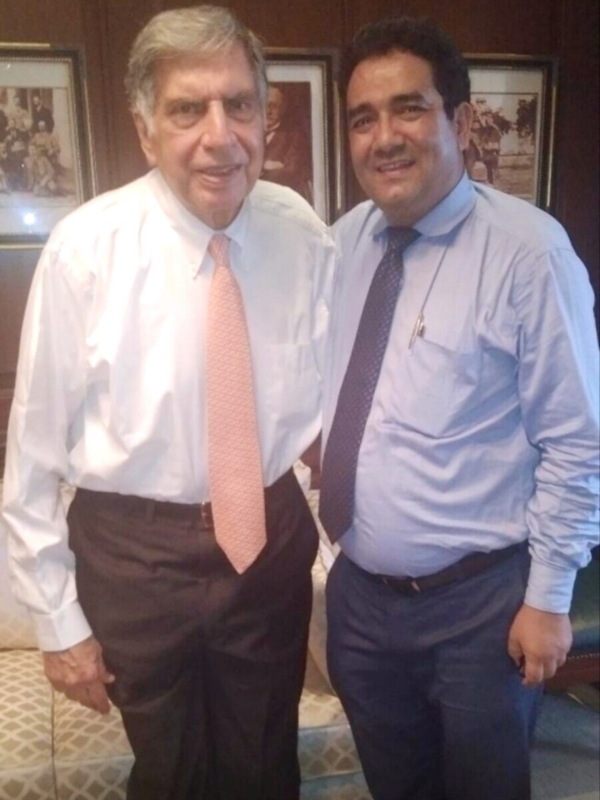 Dr. Govind Singh Bisht with Shri Ratan Tata